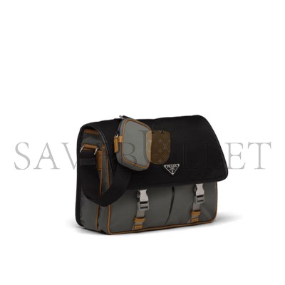 PRADA COLORBLOCK MESSENGER BAG 2VD768 (32*24*12cm) 